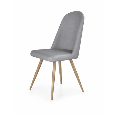 CHAIR K 214, GREY / HONEY OAK